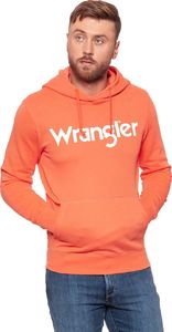 Wrangler Bluza męska Logo Hoodie Glow Orange r. 3XL (W6527HY48) 1