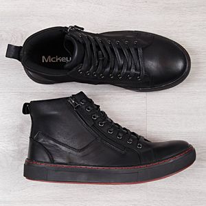 McKey Buty sportowe męskie skórzane czarne r. 45 3