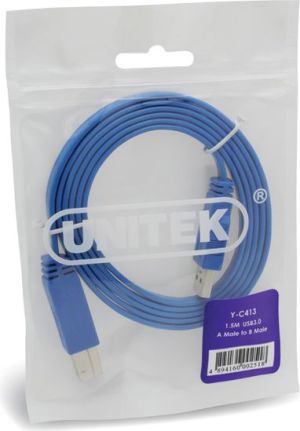 Kabel USB Unitek przewód USB 3.0 A-B 1.5m (Y-C413) 2