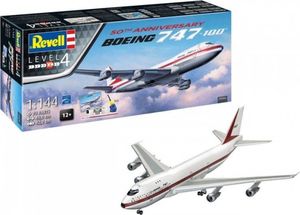 Revell Model plastikowy Zestaw upominkowy 50th Anniversary Boeing 747-100 1/144 1