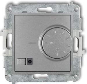 Karlik MINI Regulator temperatury elektroniczny z czujnikiem podpodłogowym srebrny metalik 7MRT-1 1