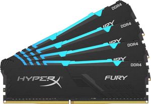 Pamięć HyperX Fury RGB, DDR4, 64 GB, 3466MHz, CL16 (HX434C16FB3AK4/64) 2