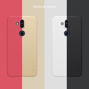 Nillkin Etui Nillkin Frosted Shield Nokia 8.1 - Black uniwersalny 5