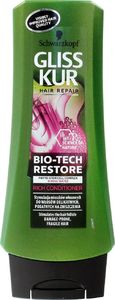 Schwarzkopf Gliss Kur Bio-Tech Restore Odżywka regenerująca do włosów delikatnych 200ml 1