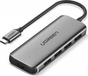 HUB USB Ugreen HUB USB-C do USB 3.0 4-portowy, PD, OTG 1