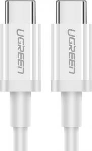 Kabel USB Ugreen USB-C - USB-C 1 m Biały (60518) 1