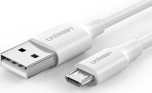 Kabel USB Ugreen USB-A - microUSB 0.25 m Biały (60139) 1
