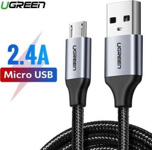 Kabel USB Ugreen USB-A - microUSB 1.5 m Szary (60147) 2