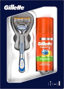 Gilette GILLETTE_SET Gillette Fusion5 maszynka do golenia + Gillette Fusion5 Ultra Sensitive żel do golenia 75ml 1