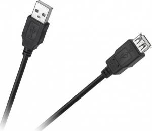Kabel USB Cabletech USB-A - USB-A 3 m Czarny (4962) 1