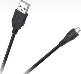 Kabel USB Deco-Line USB-A - microUSB 1 m Czarny (4959) 1