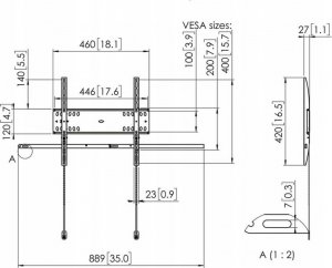 Vogels PFW 4500 WALLMOUNT FLAT 3