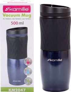 Kamille Kubek termiczny KM-2047 500ml granatowy 7