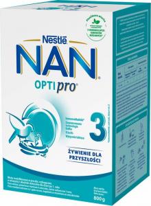 Nestle Nan Optipro 3 mleko modyfikowane dla dzieci po 1. roku 800g 1