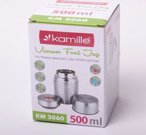 Kamille Termos obiadowy KM-2060 0.5 l Srebrny 6