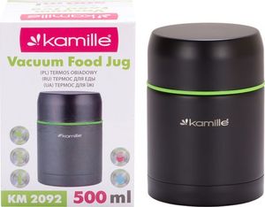 Kamille Termos obiadowy KM-2092 0.5 l Czarny 9