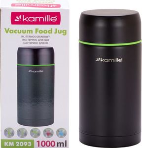 Kamille Termos obiadowy KM-2093 1 l Czarny 9