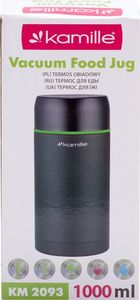 Kamille Termos obiadowy KM-2093 1 l Czarny 10