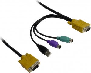 Konsola KVM Inter-Tech IPC KVM-1708 KONSOLE 17" LED 4