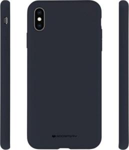 Mercury Silicone iPhone Xs Max granatowy /navy 1