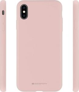 Mercury Silicone iPhone X/Xs różowo -piaskowy/pink sand 1
