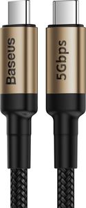 Kabel USB Baseus USB-C - USB-C 1 m Złoty (46556) 1