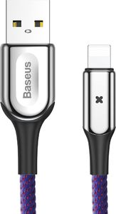 Kabel USB Baseus Kabel X-type (8-pin | 1 M) Fioletowy 2,4a 1