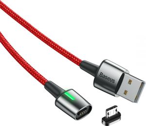 Kabel USB Baseus USB-A - 1 m Czerwony (6953156294981) 1