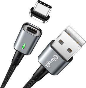 Kabel USB Elough USB-A - USB-C 1 m Czarny (5906735410815) 1