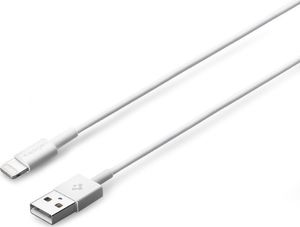 Kabel USB Spigen Spigen C10ls Mfi Lightning Cable 100cm White 1