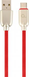 Kabel USB Gembird USB-A - USB-C 1 m Czerwony (CC-USB2R-AMCM-2M-R) 1