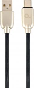 Kabel USB Gembird USB-A - USB-C 1 m Czarny (CC-USB2R-AMCM-2M) 1
