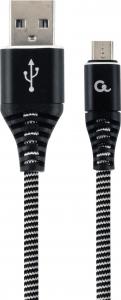 Kabel USB Gembird USB-A - microUSB 2 m Czarny (CC-USB2B-AMmBM-2M-BW) 1