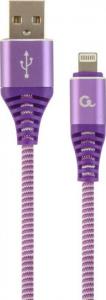 Kabel USB Gembird USB-A - Lightning 2 m Fioletowy (CC-USB2B-AMLM-2M-PW) 1
