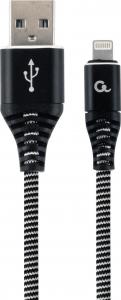 Kabel USB Gembird USB-A - Lightning 2 m Czarny (CC-USB2B-AMLM-2M-BW) 1