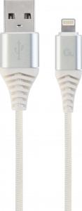 Kabel USB Gembird USB-A - Lightning 2 m Biały (CC-USB2B-AMLM-2M-BW2) 1
