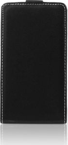 Kabura pionowa Rubber etui SAMSUNG GALAXY A50 czarne uniwersalny 1