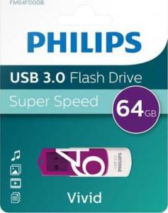 Pendrive Philips Vivid Edition 3.0, 64 GB  (FM64FD00B/10) 3