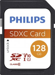 Karta Philips SDXC 128 GB Class 10 UHS-I/U1 V10 (FM12SD55B/10) 1