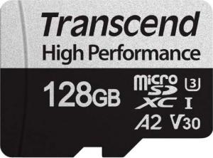 Karta Transcend 330S MicroSDXC 128 GB Class 10 UHS-I/U3 A2 V30 (TS128GUSD330S) 1
