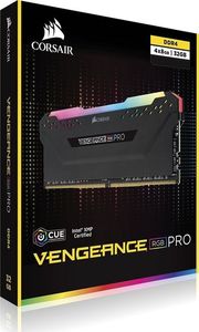 Pamięć Corsair Vengeance RGB PRO, DDR4, 32 GB, 4000MHz, CL19 (CMW32GX4M4K4000C19) 6