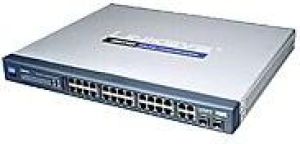 Switch Linksys Managed Switch 24x100Mbit (RJ45), 4xGigabit Combo(RJ45/miniGBIC) (SRW224G4-EU) 1