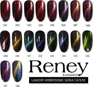 Reney Cosmetics Lakier hybrydowy Cat Eye Kocie oko 014 10ml 1