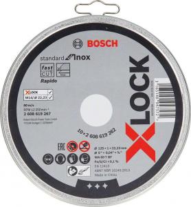 Bosch X-LOCK tarcza 125 10 sztuk 125x1x22,23 mm (2608619267) 1
