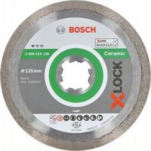 Bosch X-LOCK tarcza diamentowa do ceramiki 125mm (2608615138) 1