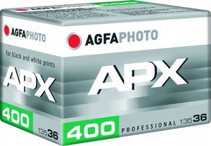 AgfaPhoto AgfaPhoto APX 400/36 małoobrazkowy negatyw czarno-biały, o czułości ISO 400, typu 135 (6A4360) 1