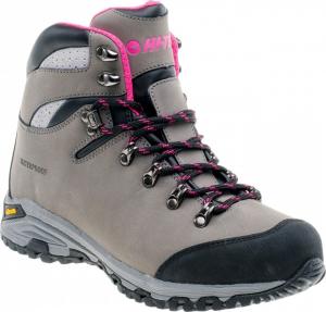 Buty trekkingowe damskie Hi-Tec Buty damskie Sajama Mid Wp Wo's Grey/light Fuchsia/black r. 41 1