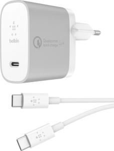 Ładowarka Belkin 1x USB-C 4 A (F7U074VF04-SLV) 1