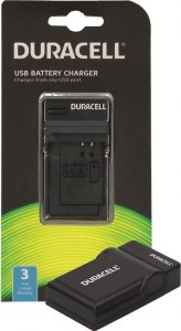 Ładowarka do aparatu Duracell Duracell Charger with USB Cable for Panasonic BCJ13E/BCG10 1