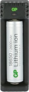 Ładowarka GP GP L111 USB Charger incl. Akku 18650 2600mAh 3,7V 14511118650B1 1